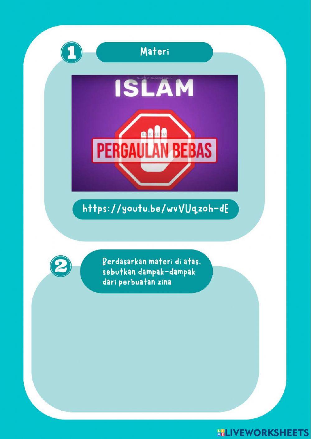 Menjauhi perbuatan zina