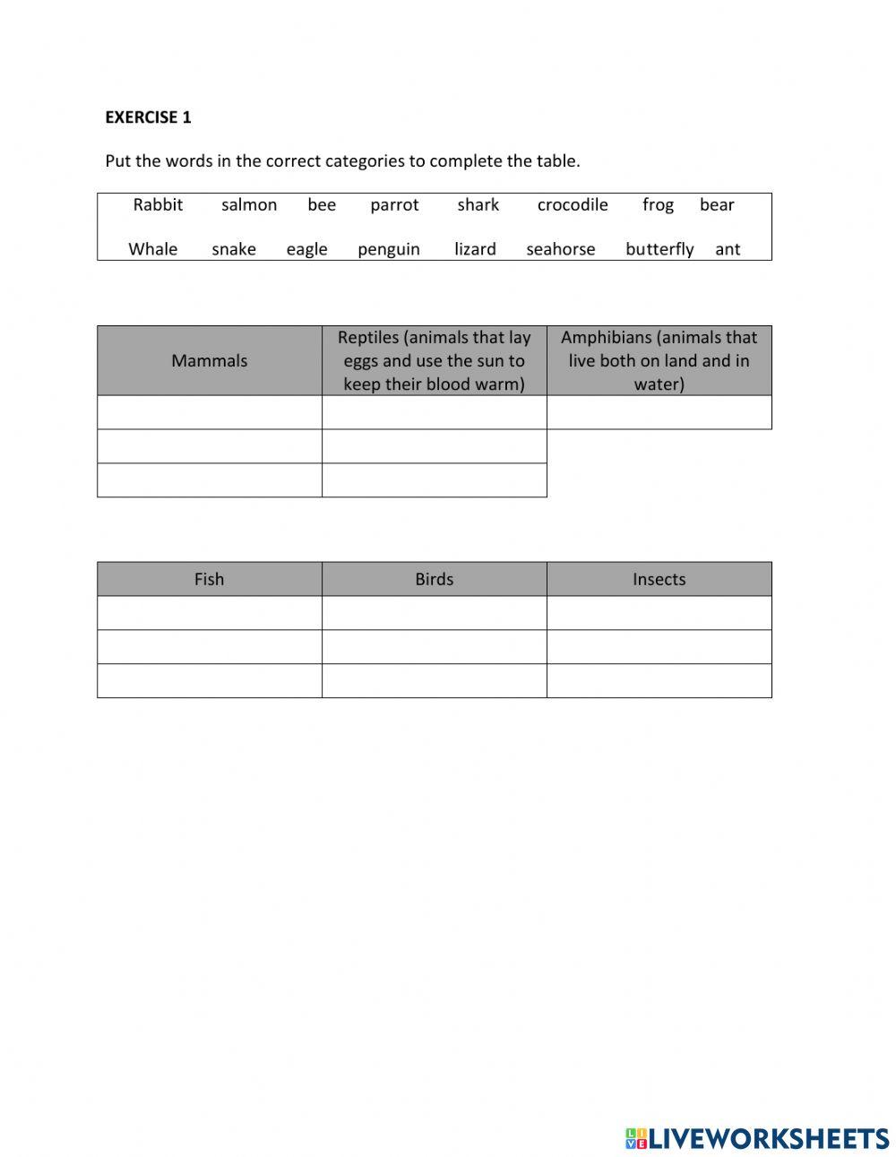 IE1, Unit 8, Vocab and grammar, Exercise 1