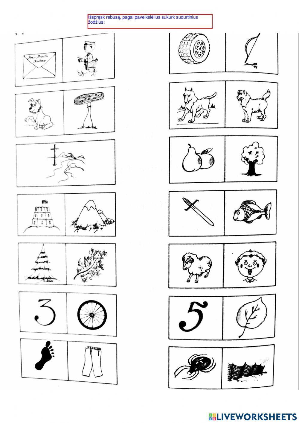 Sudurtiniai žodžiai.