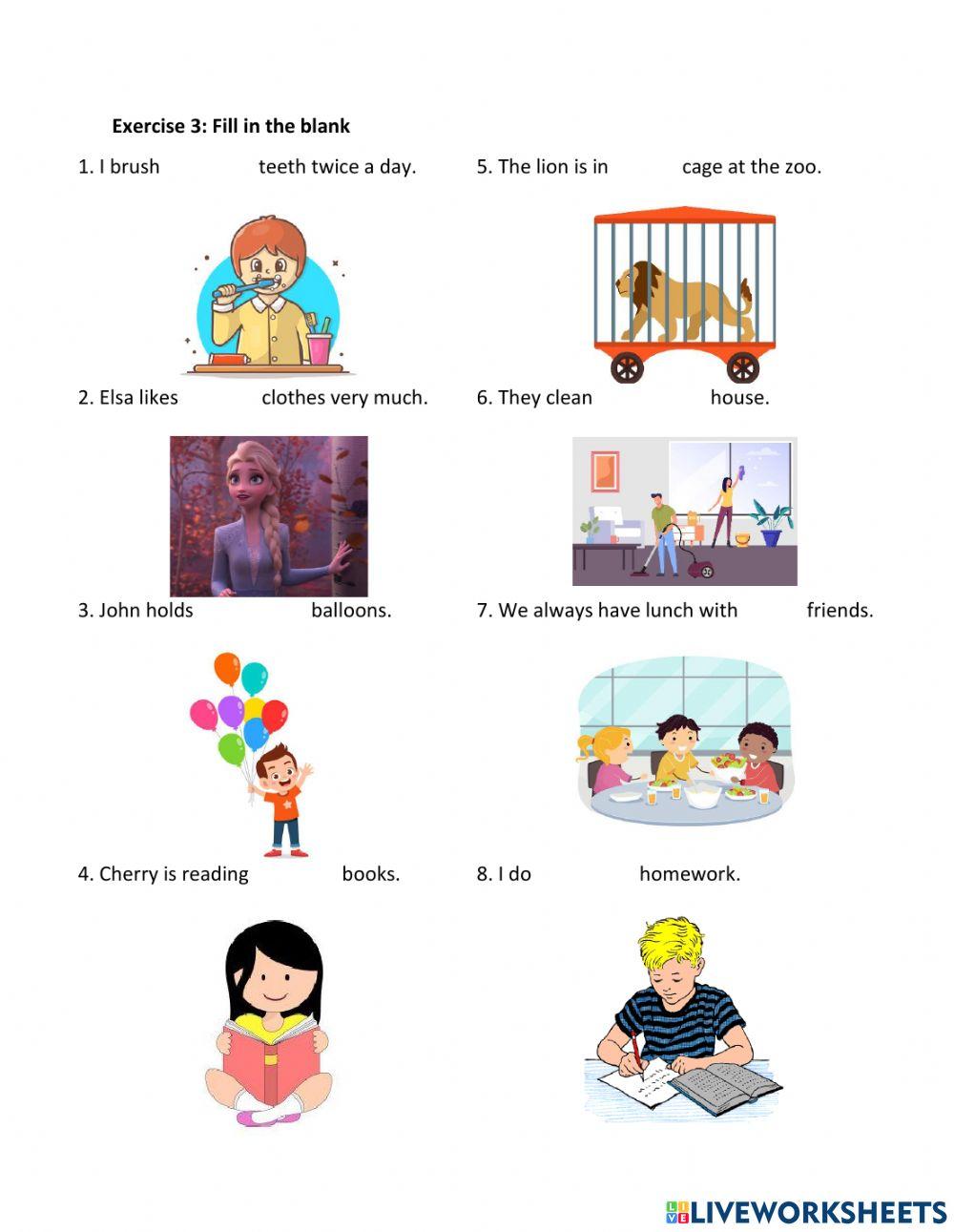 Personal Pronouns - Possessive Adjectives