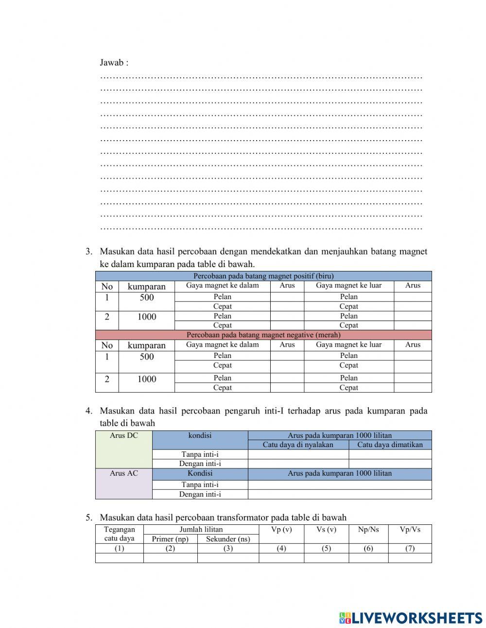 Lkpd induksi elektromagnetik