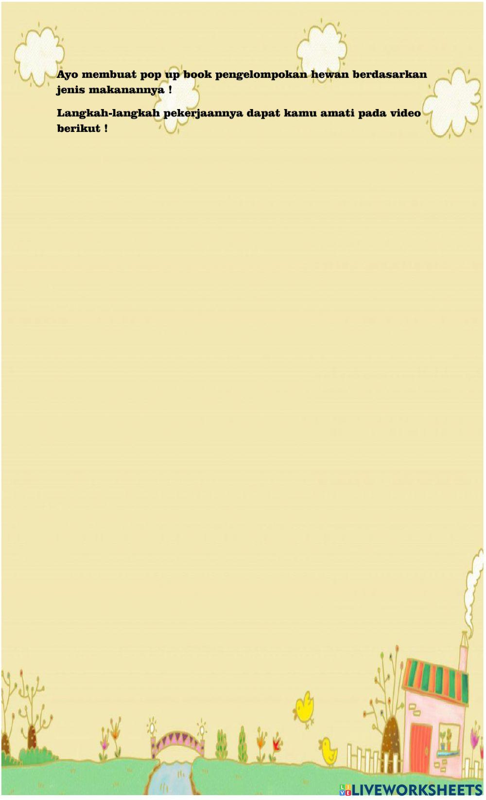 Lkpd pengelompokan hewan berdasarkan jenis makanannya