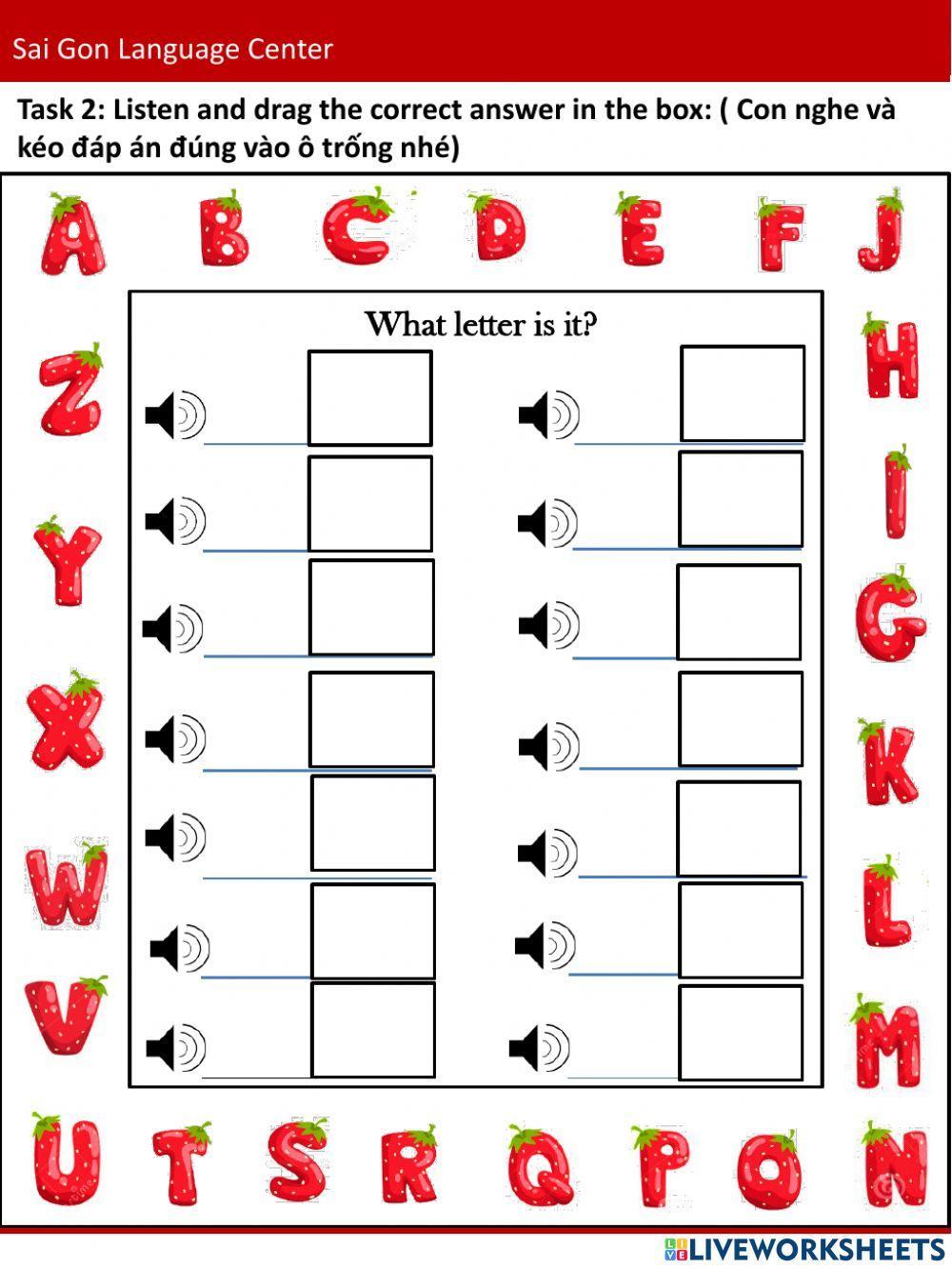 Review alphabet