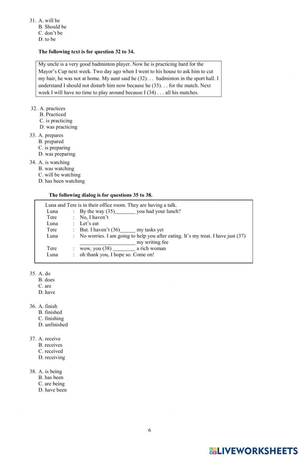 Soal PAS Bahasa Inggris Kelas 9 TP 2022-2023