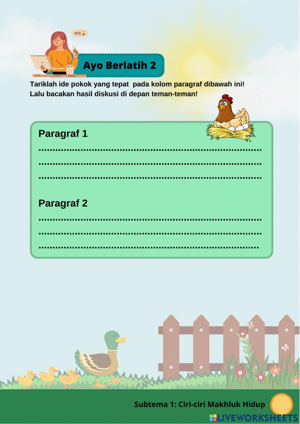 Ciri-ciri makhluk hidup