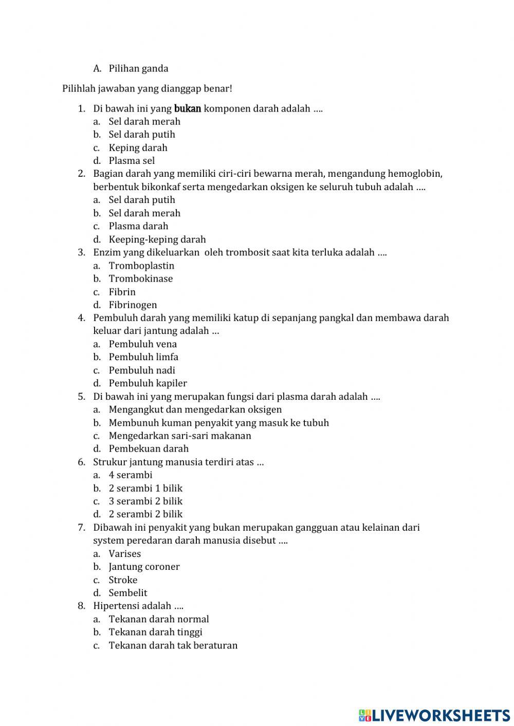 Peredaran darah manusia