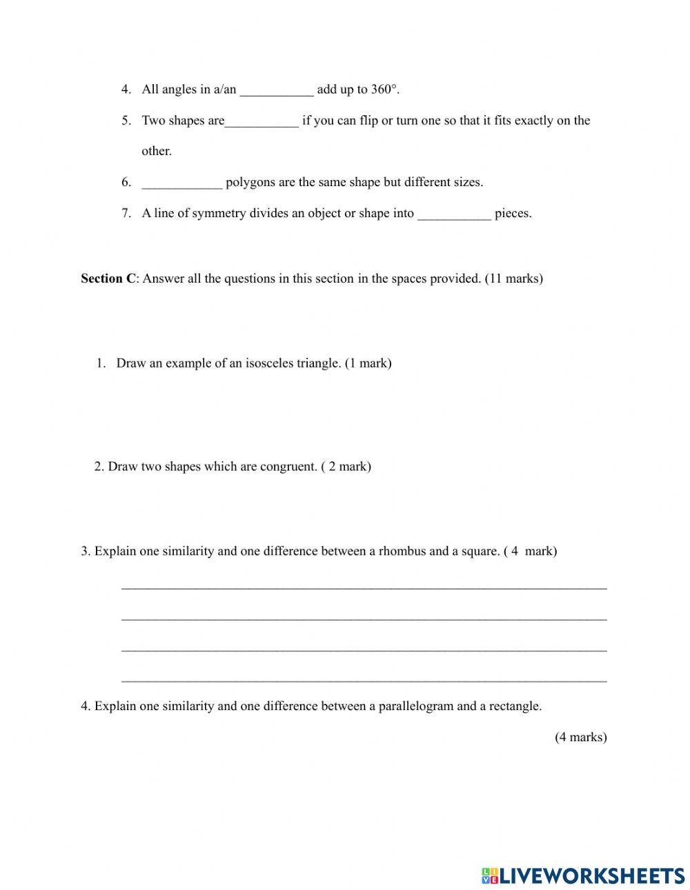 Grade 5 and 6 Polygons