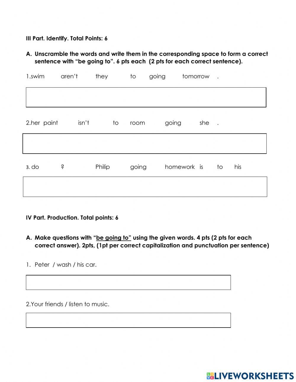 Reading comprehension