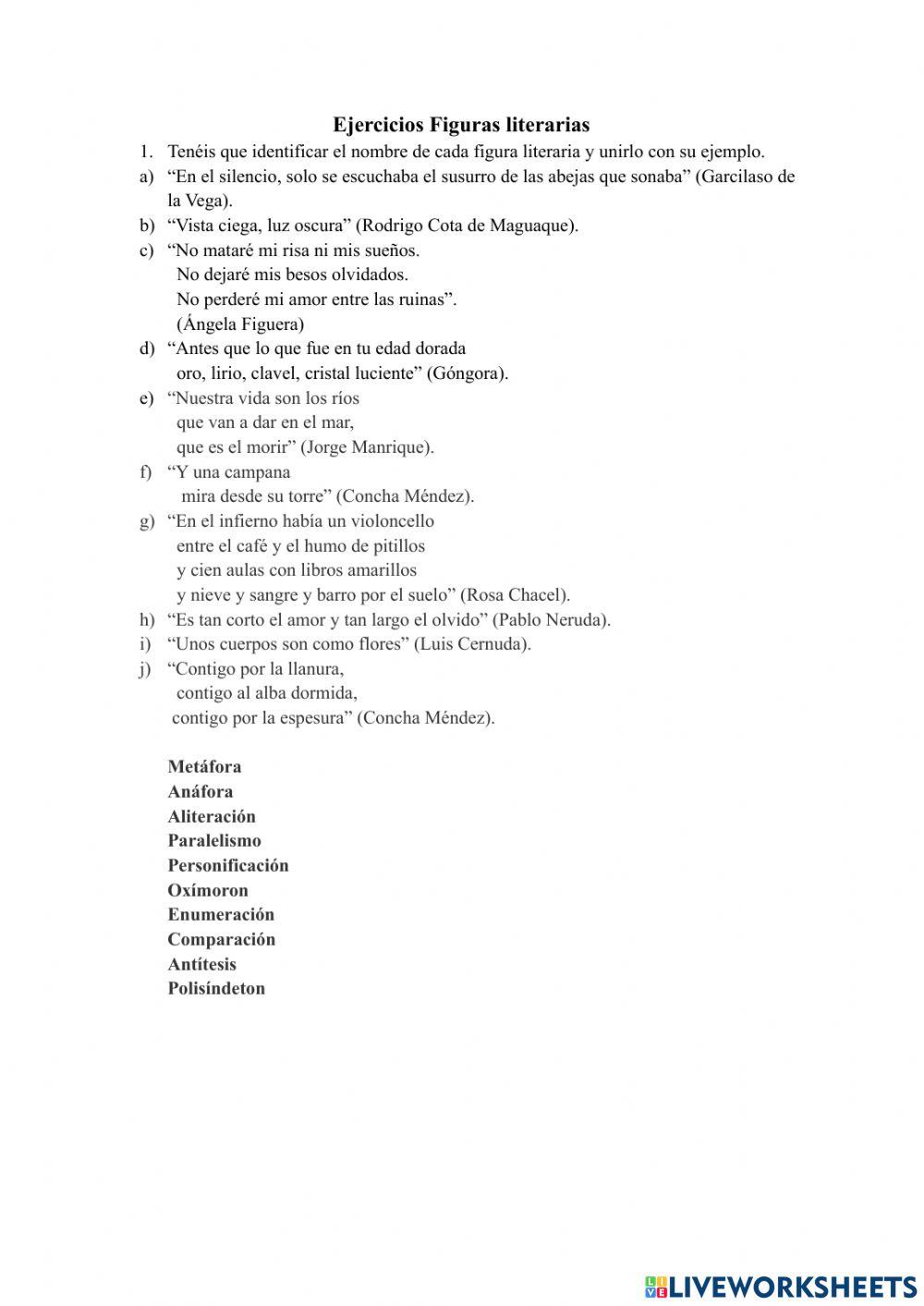 Figuras literarias I