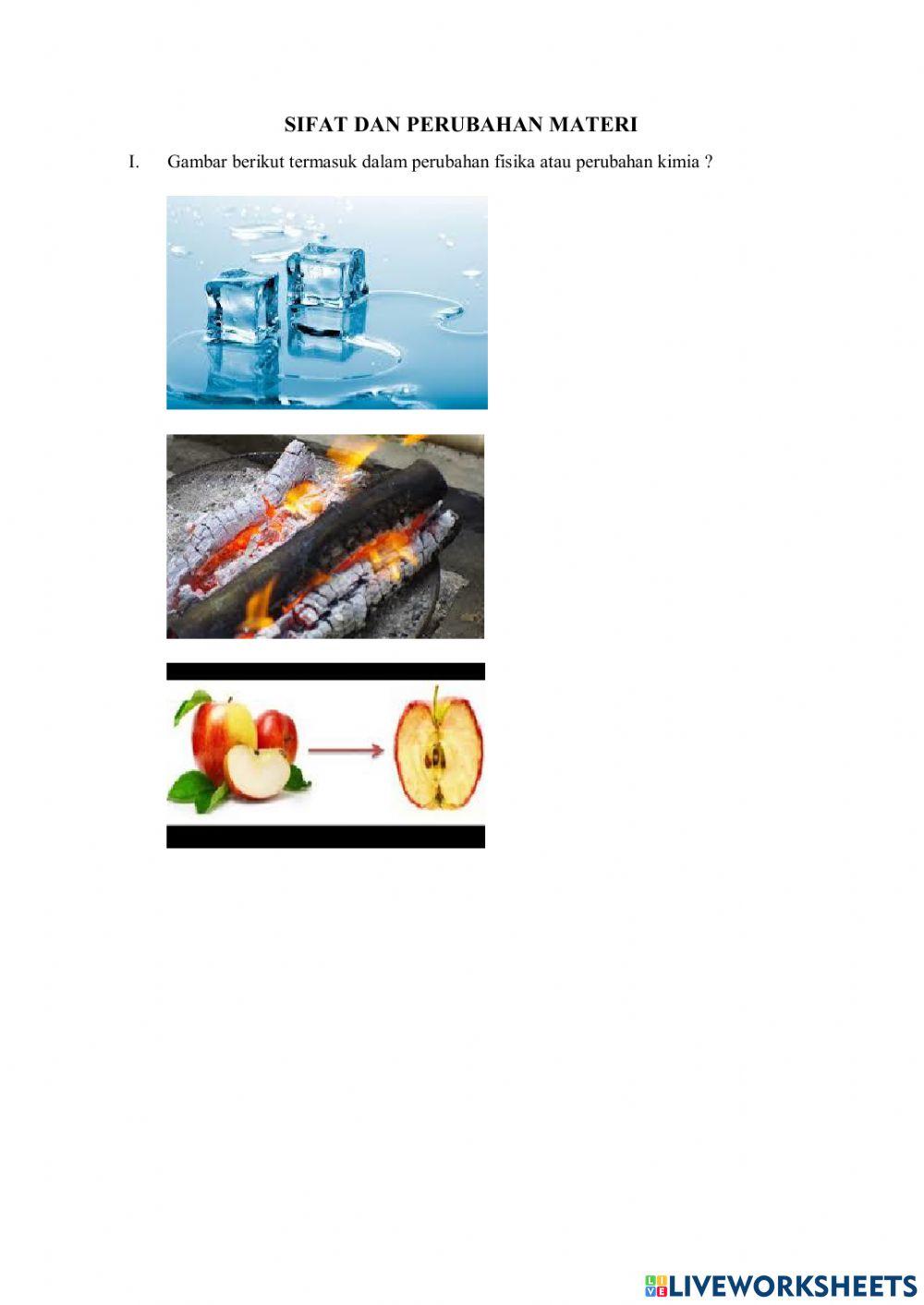Sifat dan Perubahan Materi