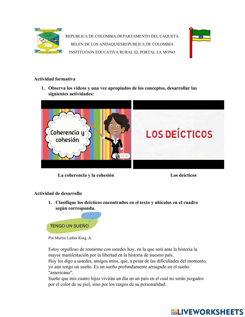 Coherencia y cohesión