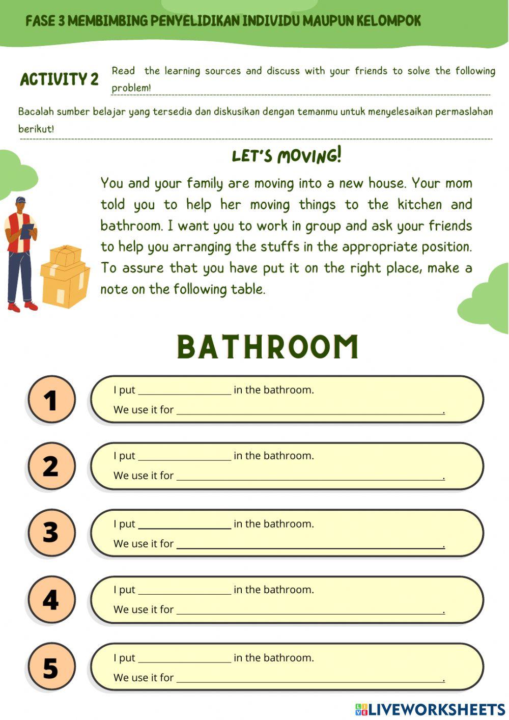 Things in The Kitchen and Bathroom