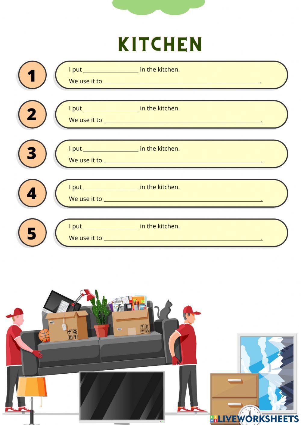 Things in The Kitchen and Bathroom