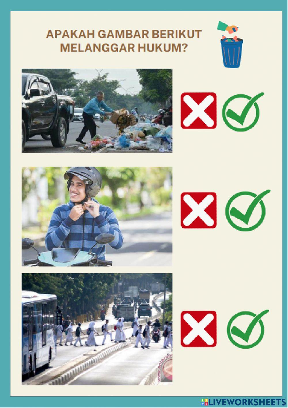 Sikap sesuai dengan peraturan perundang-undangan