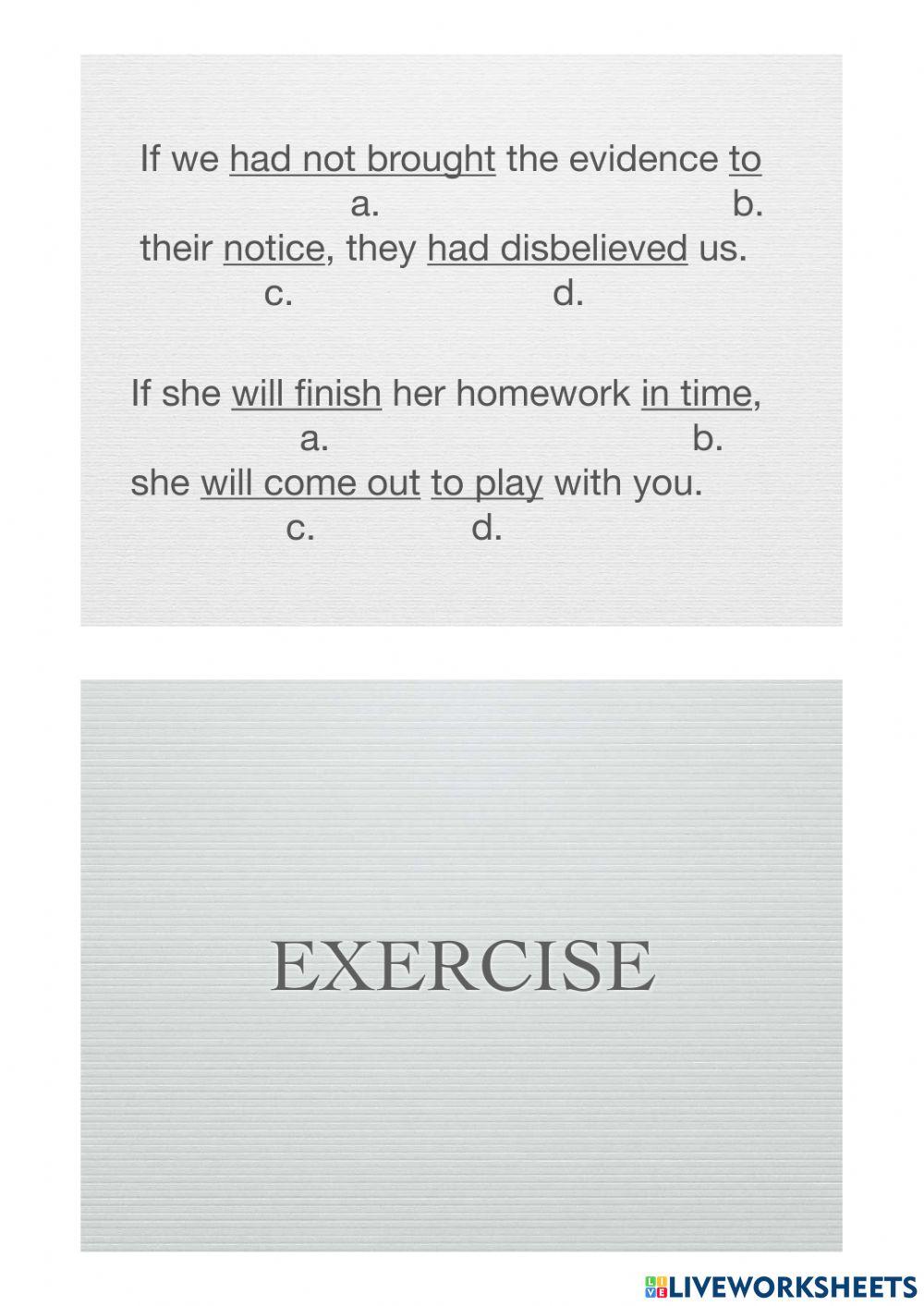 Conditional Sentence