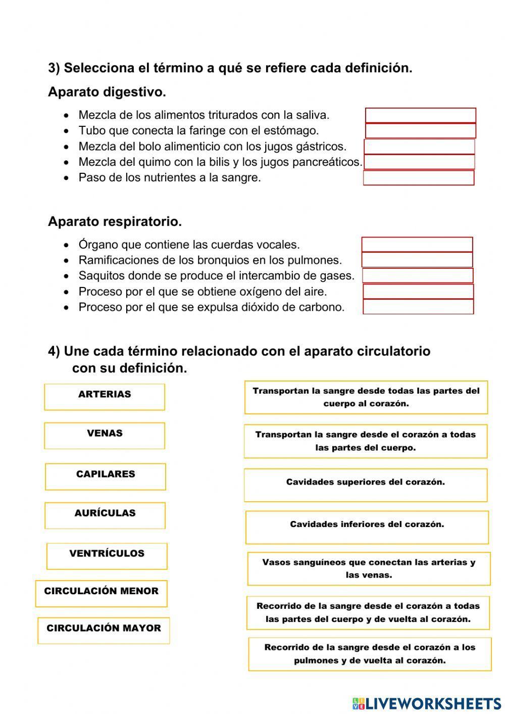 Aparatos de la función de nutrición