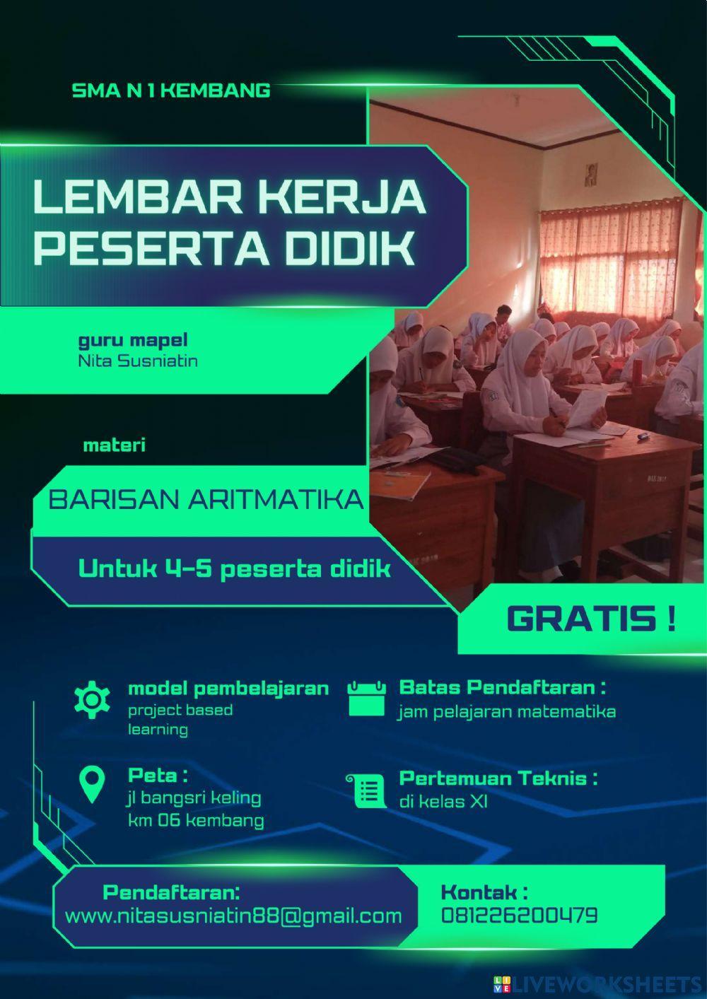 Barisan aritmatika