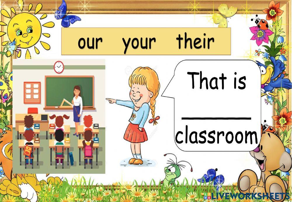 Possessive Adjectives