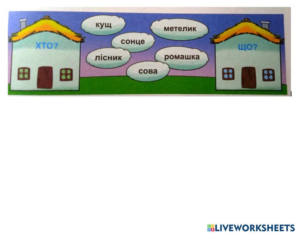 Іменник. Хто?Що?