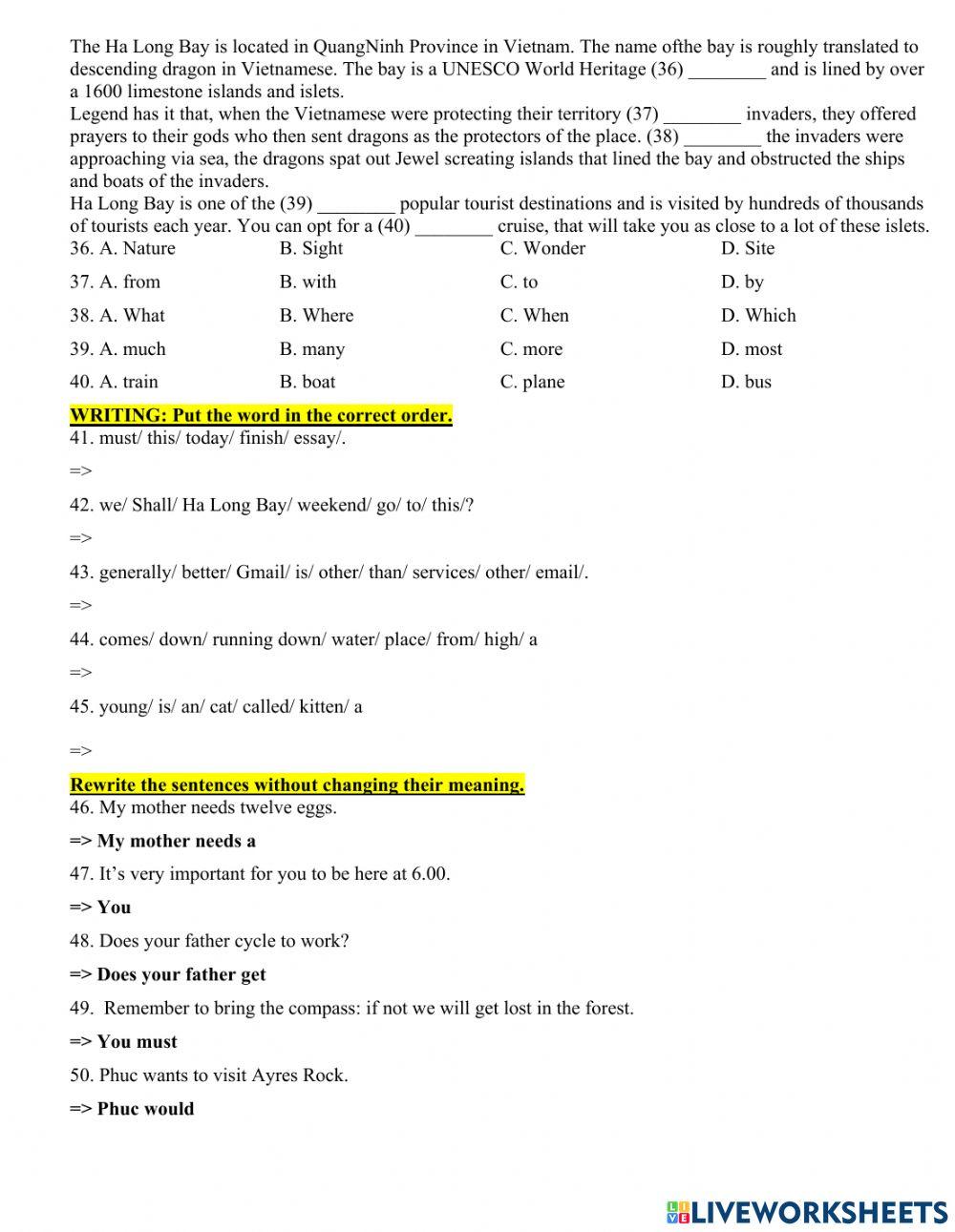 G6-test for unit 5 test 1 (tn 50c)