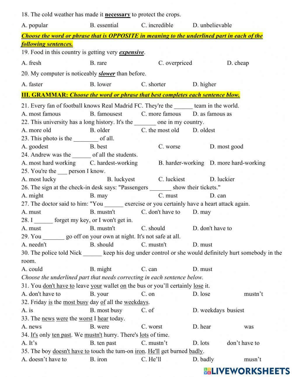 G6-test for unit 5 test 2 (tn50c)