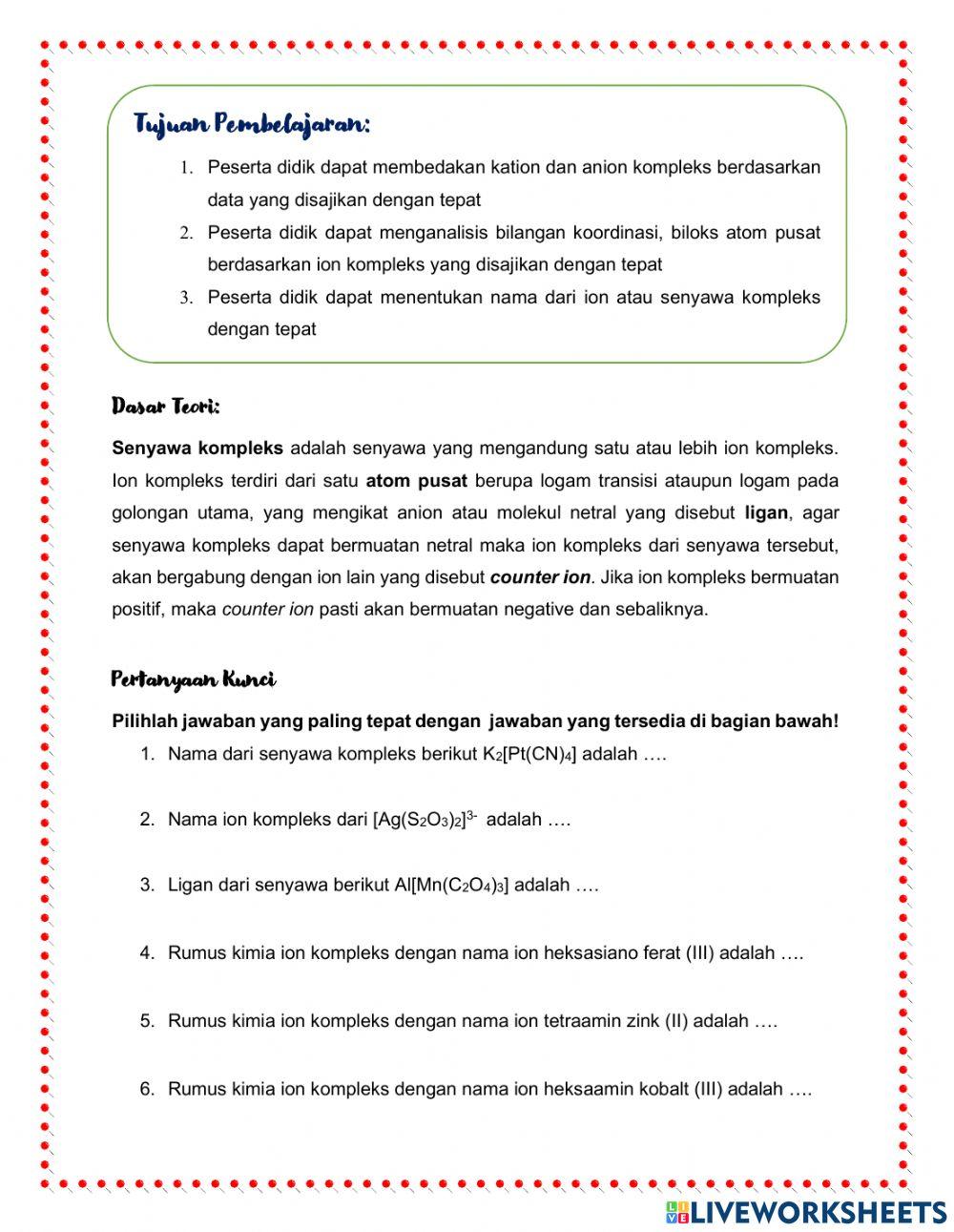 LKPD senyawa kompleks