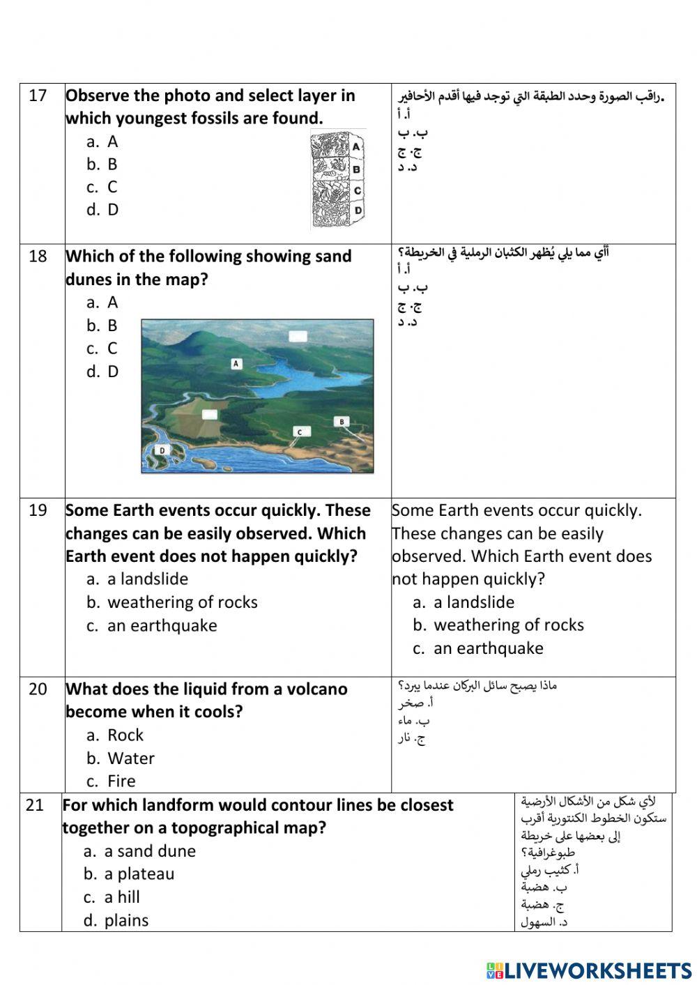 Mock Test 1 - Term 1