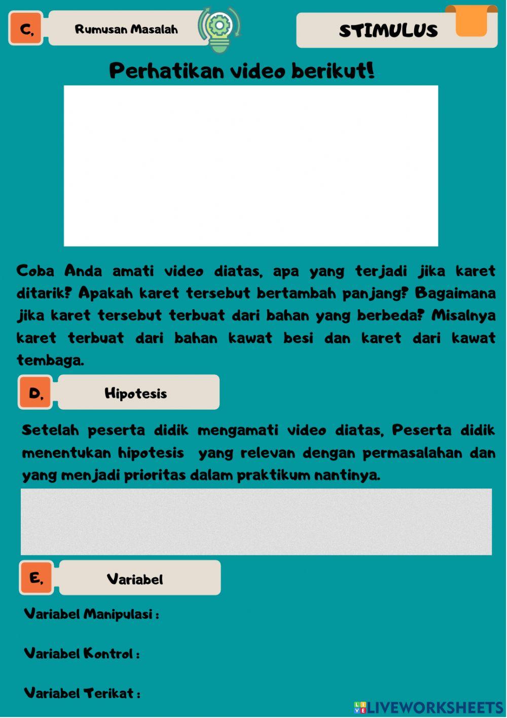 E-LKPD Sifat Elastis Bahan