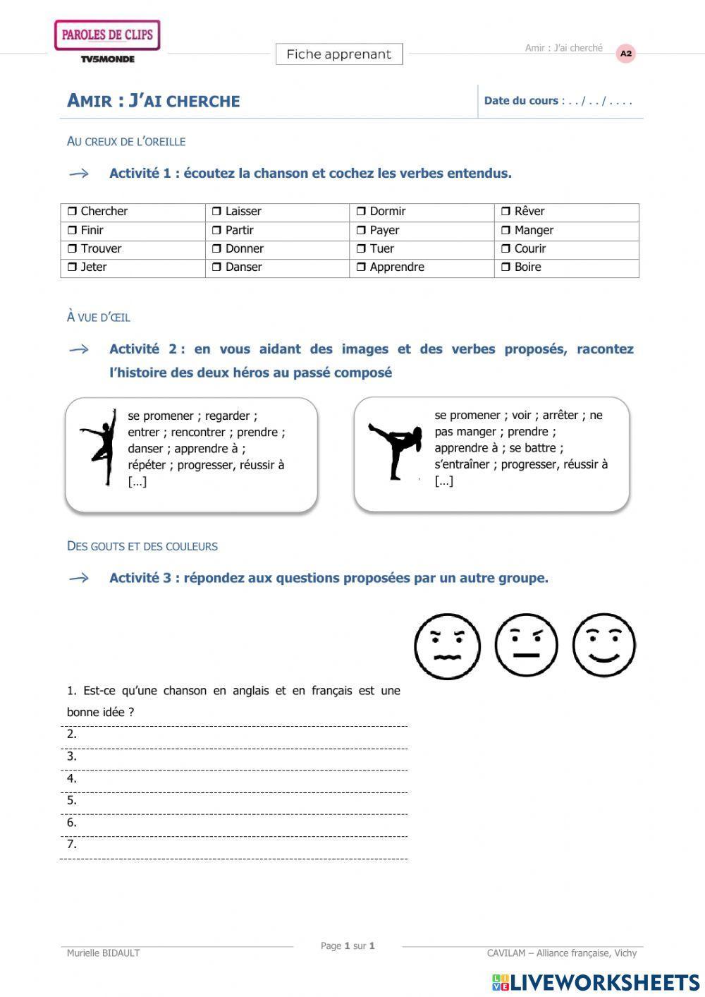 J'ai cherché (chanson)