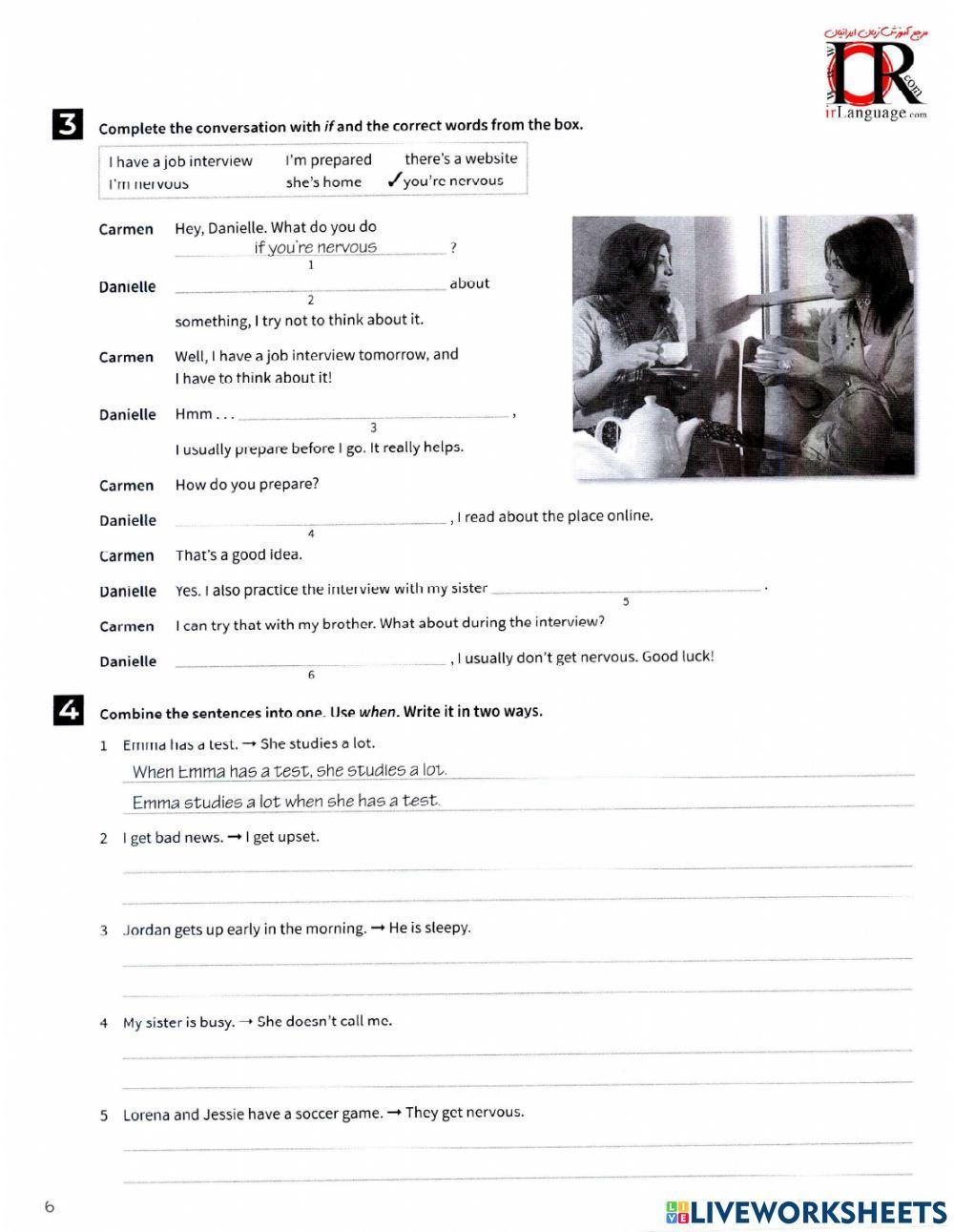 Unit 1 Lesson C My behavior