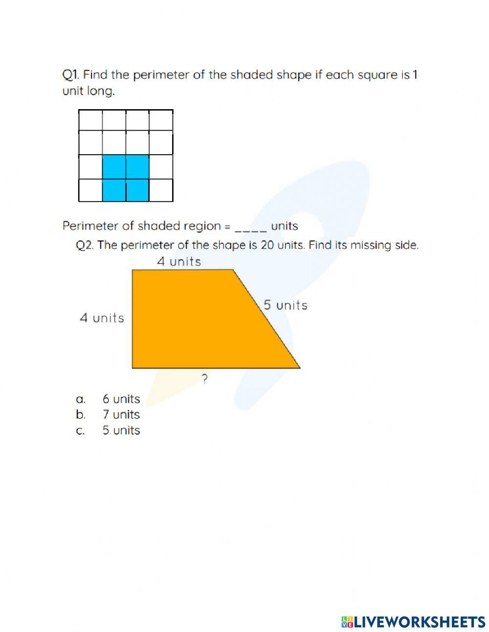 Creating Area and Perimeter Rectangles Worksheet Download, image size:1000x1291
