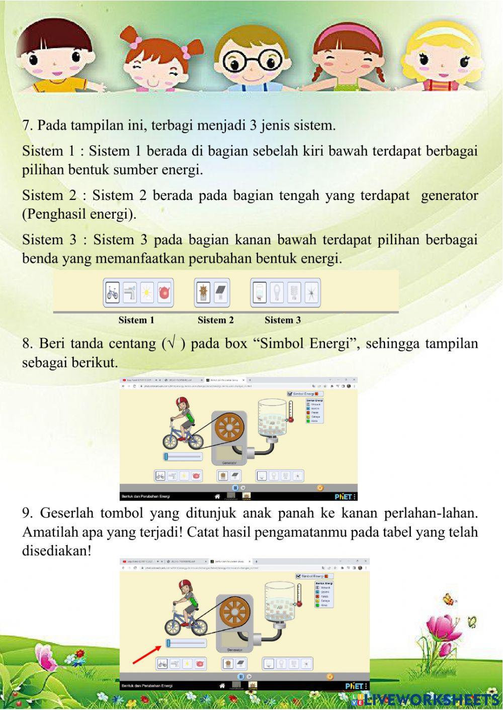 Lembar kerja peserta didik