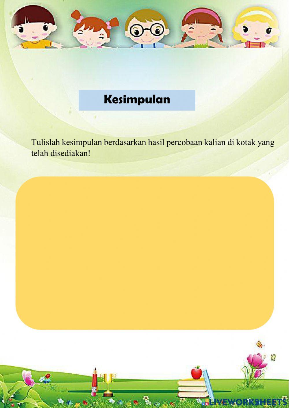 Lembar kerja peserta didik