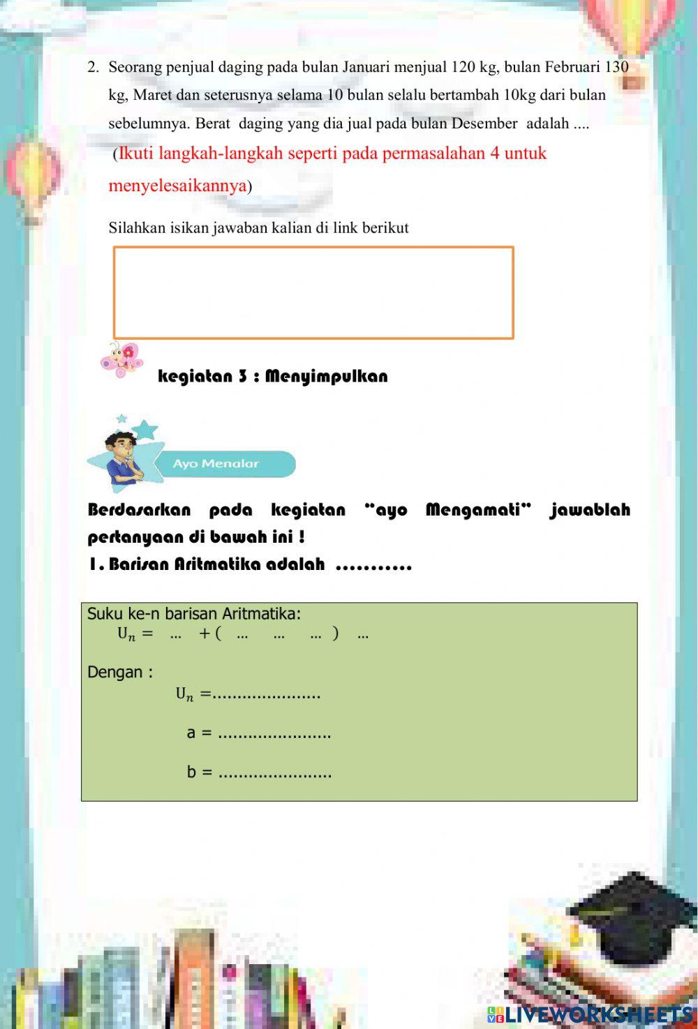 Barisan Aritmatika Nuning Rahayu