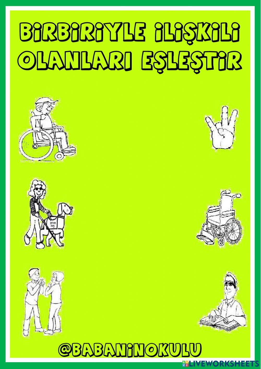 DÜNYA ENGELLİLER GÜNÜ DÜNYA ENGELLİLER GÜNÜ
