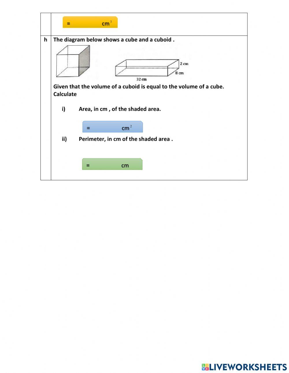 Chapter 3: Squares, Square Roots, Cube, Cube Roots