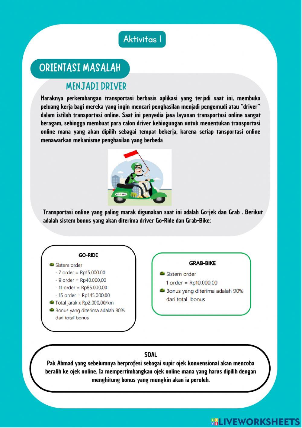 Pertidaksamaan Linier Satu Variabel