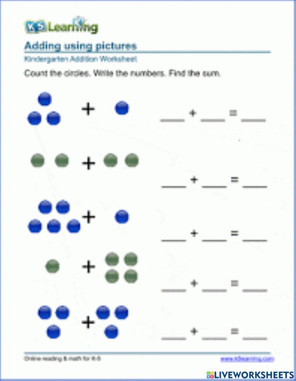 Math Grade1 worksheet | Live Worksheets