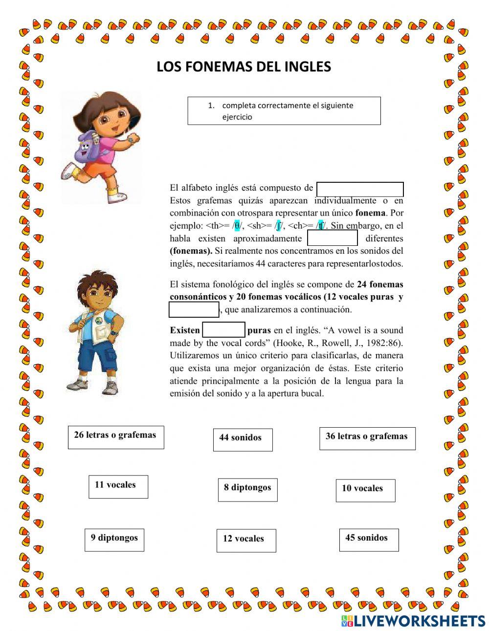 2225237 | Fonemas | Jorge Luis Arpita | LiveWorksheets