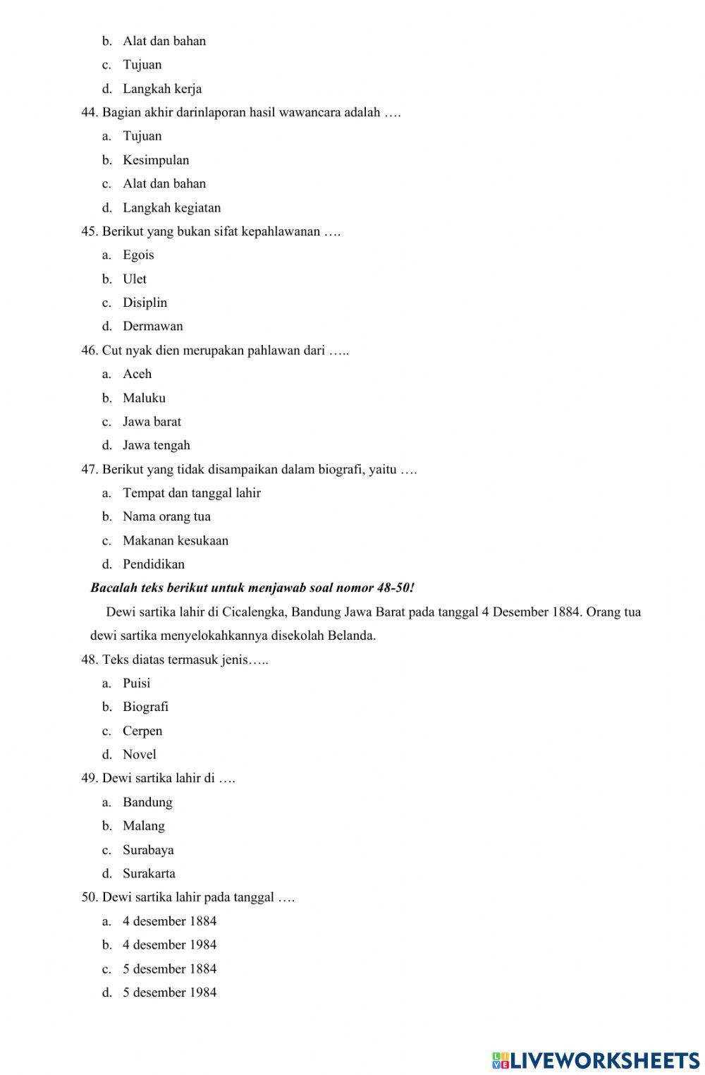 Soal PAS Ganjil BIN 2022-2023
