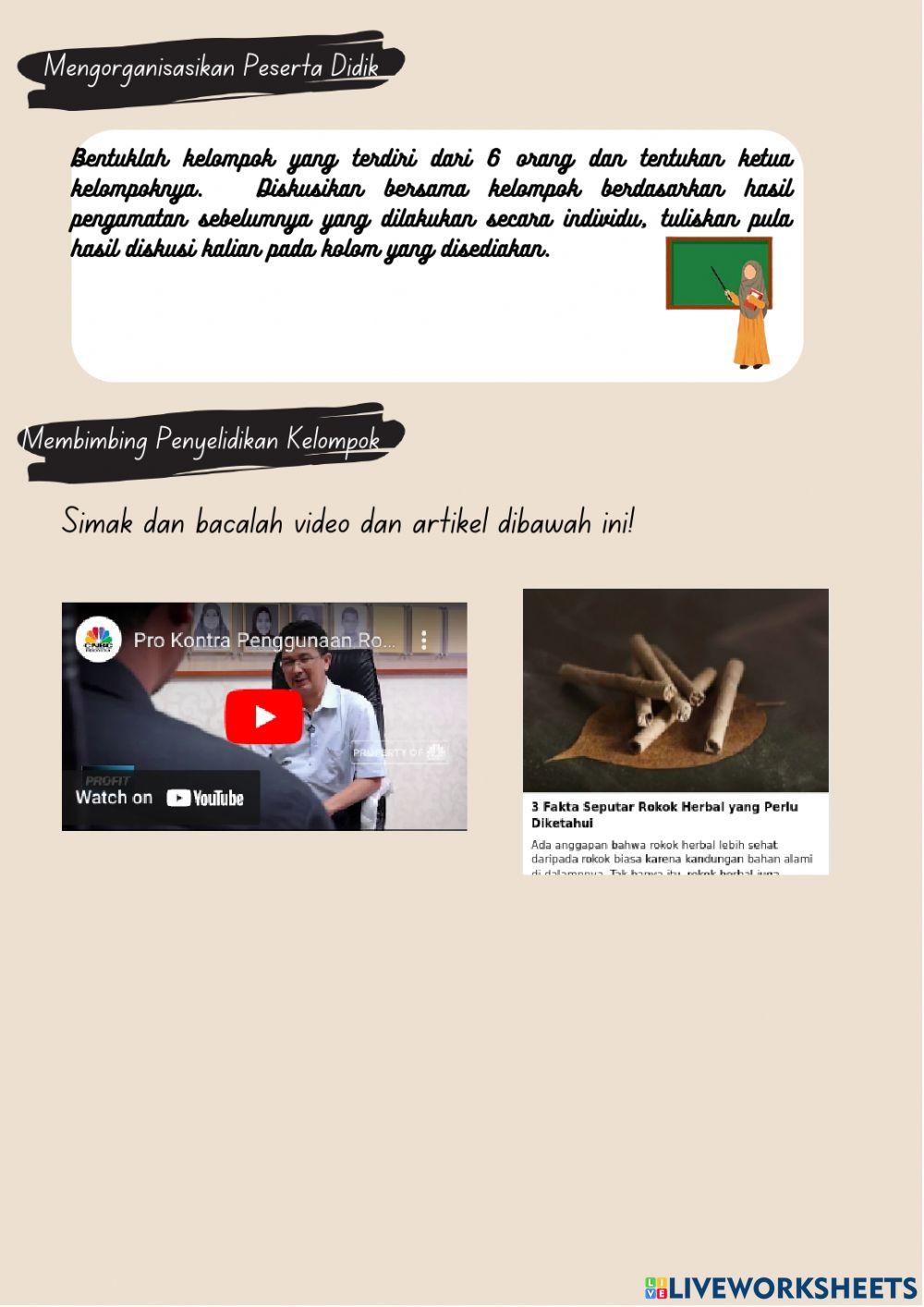 LKPD Bahaya Rokok