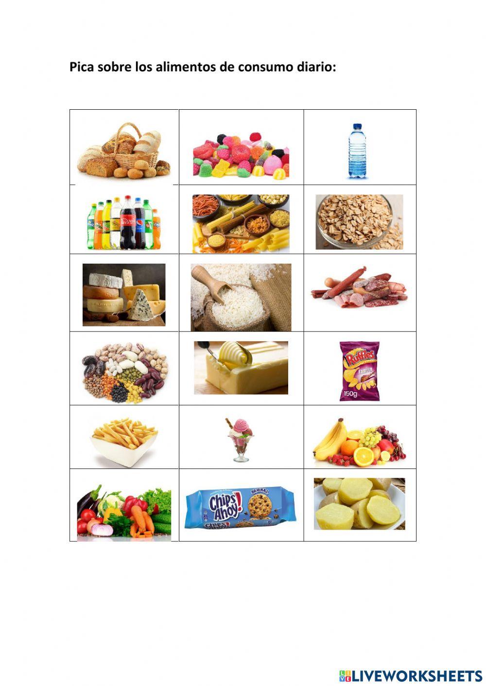 Alimentos de consumo diario