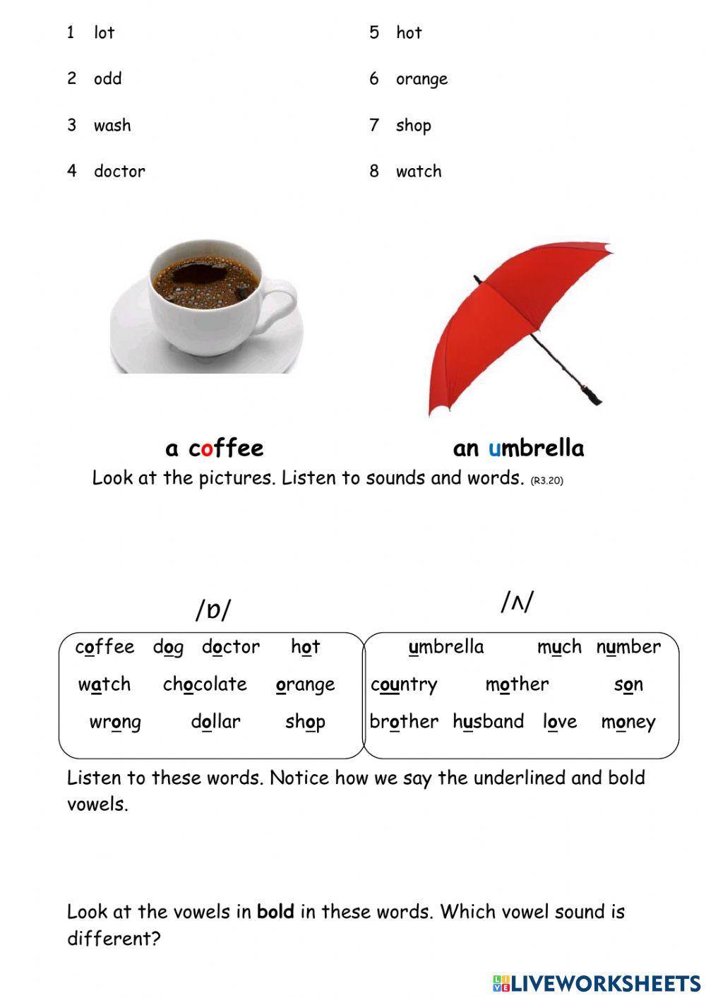 Short letter  -ɒ- and  -ʌ-