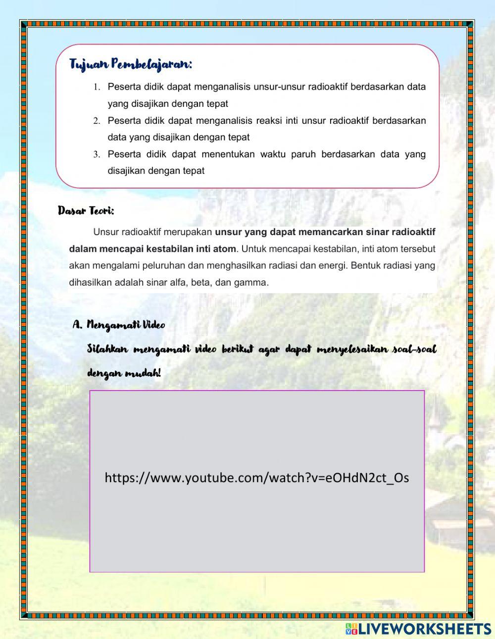 Lkpd unsur radioaktif