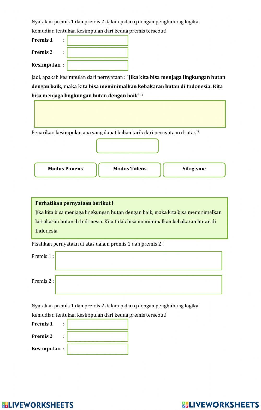LKPD Penarikan Kesimpulan