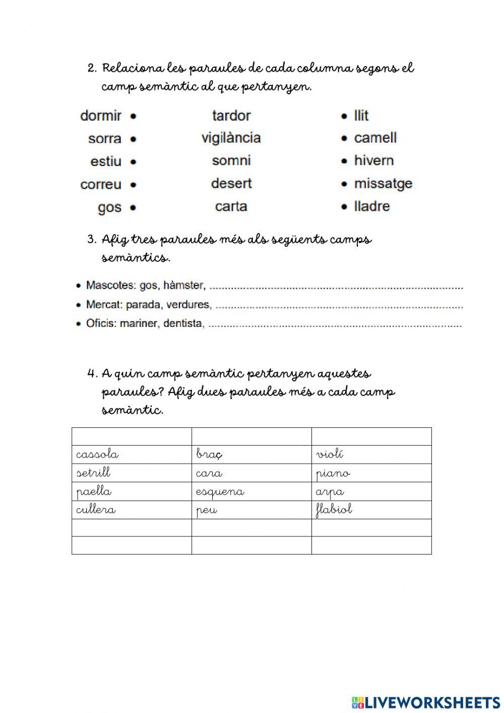 El camp semàntic l5