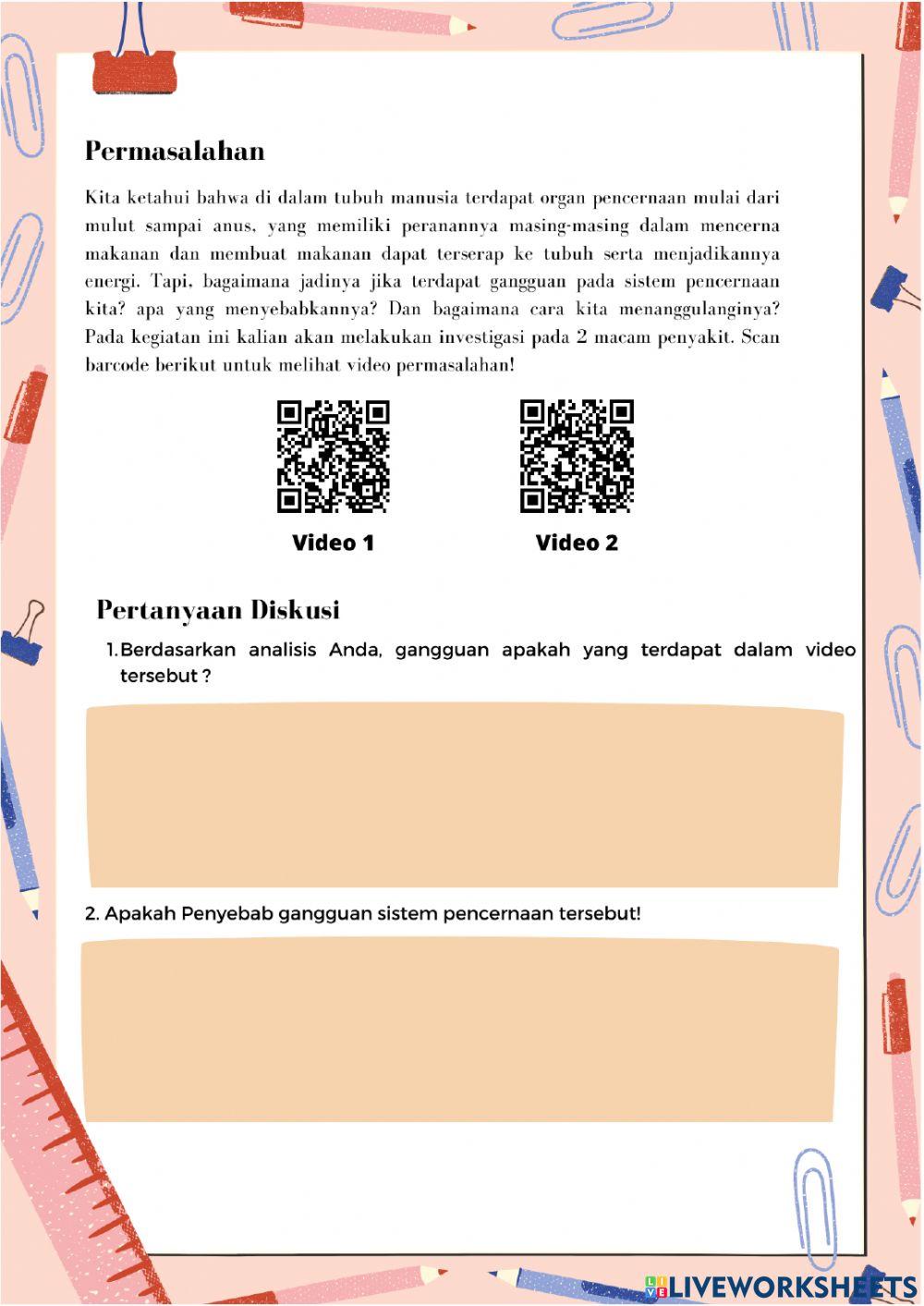 Gangguan dan Kelainan Sistem Pencernaan