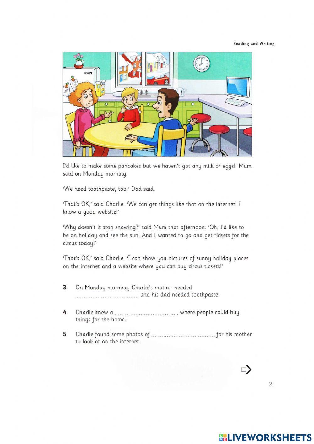 Movers (Reading and Writing)