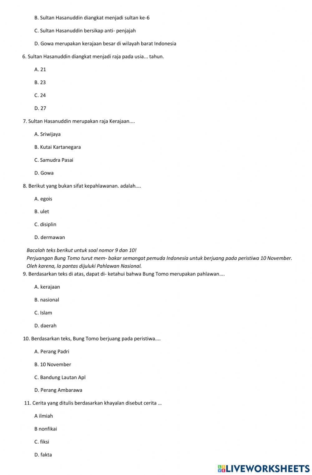 Pat 4 bahasa indonesia nop 2022