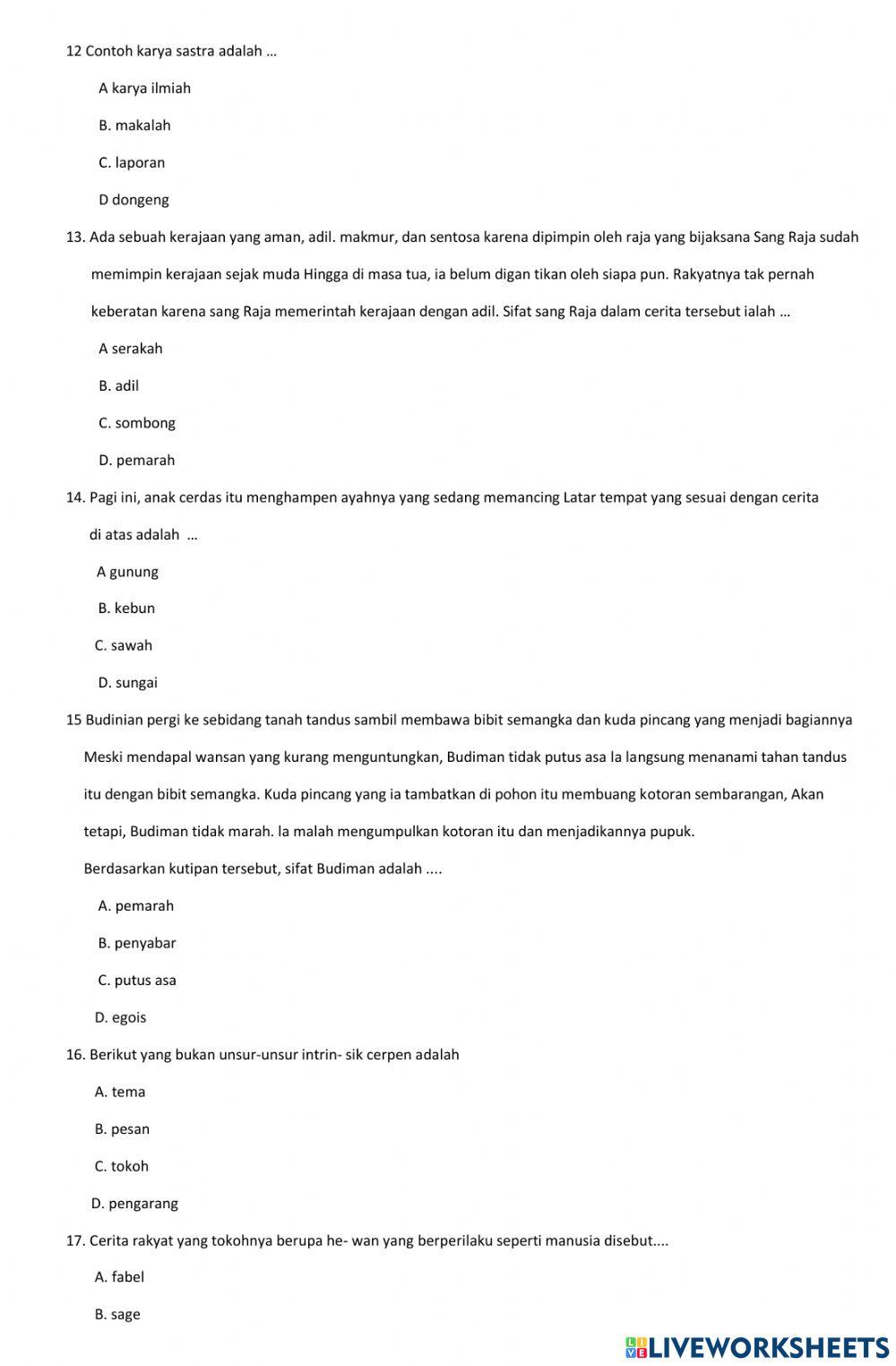 Pat 4 bahasa indonesia nop 2022